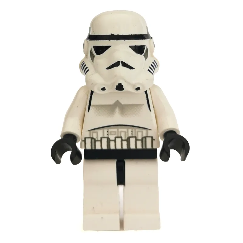 Stormtrooper, Plain Yellow Head, Black Hips