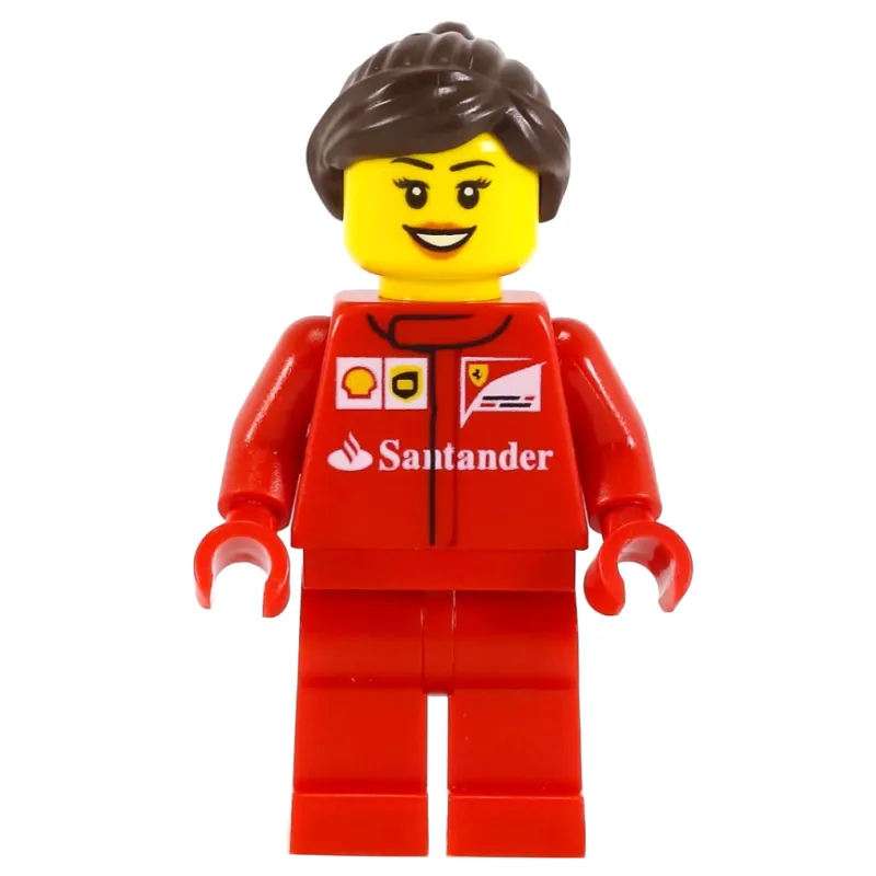 Crew Member Ferrari, Dark Brown Hair