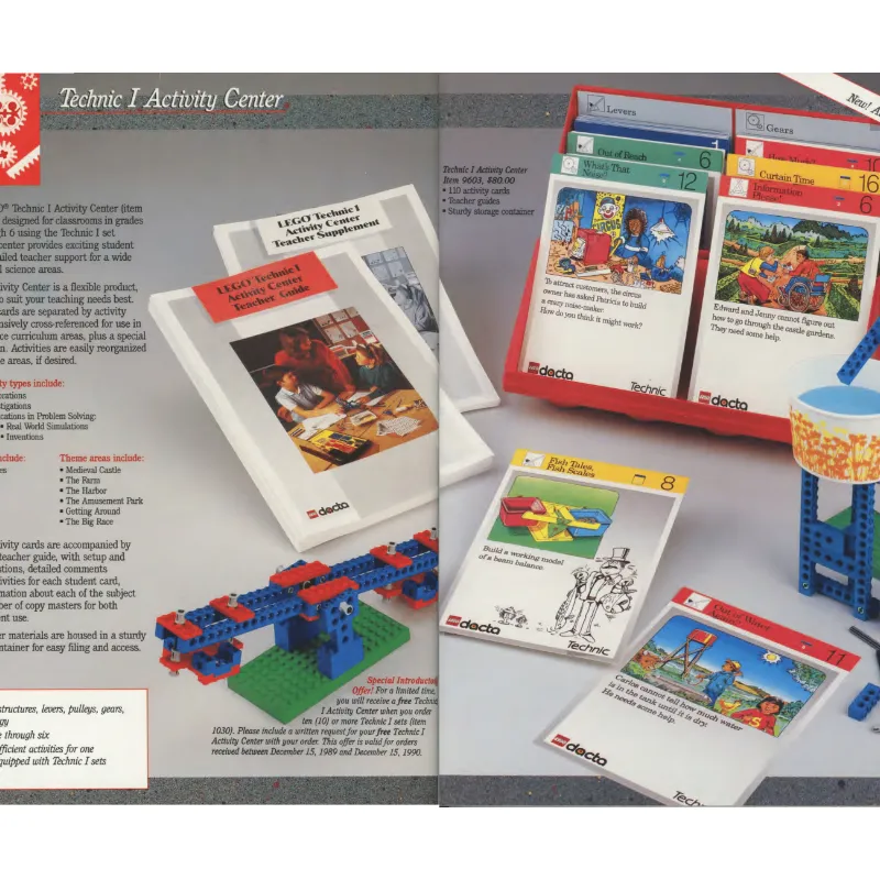 TECHNIC I Activity Centre Cards