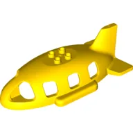 Duplo Airplane Midsize Fuselage Upper with Tail [PLAIN]