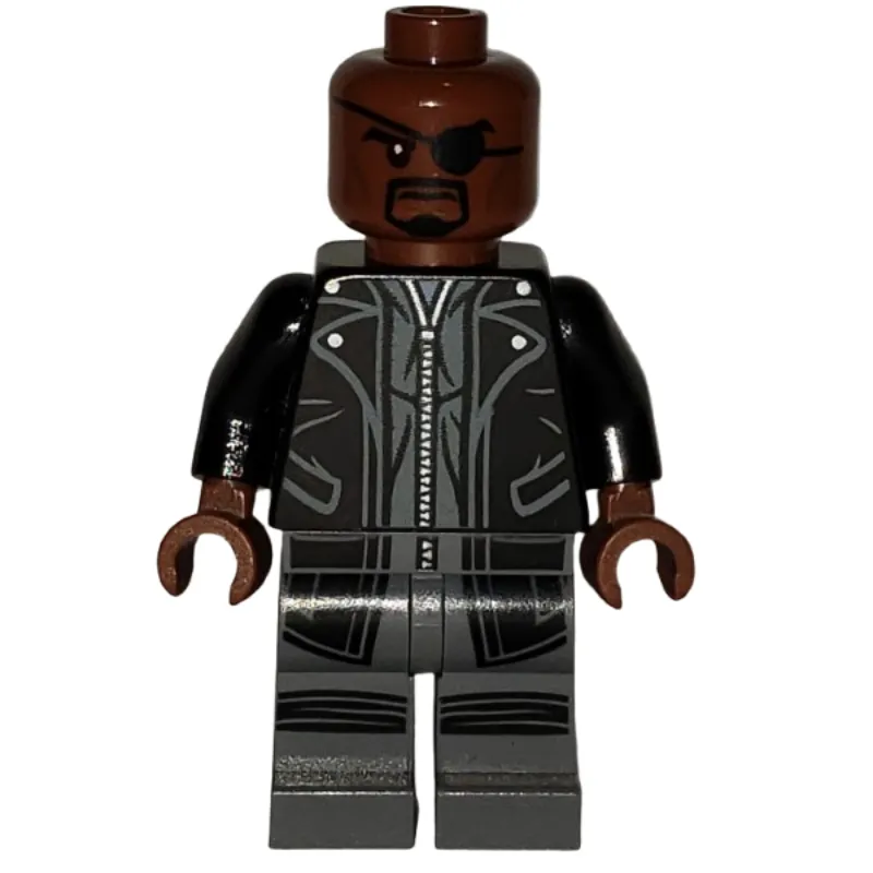 Nick Fury in Long Leather Coat
