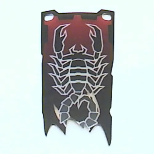 Flag 4 x 9 with Knights' Kingdom II Scorpion Print