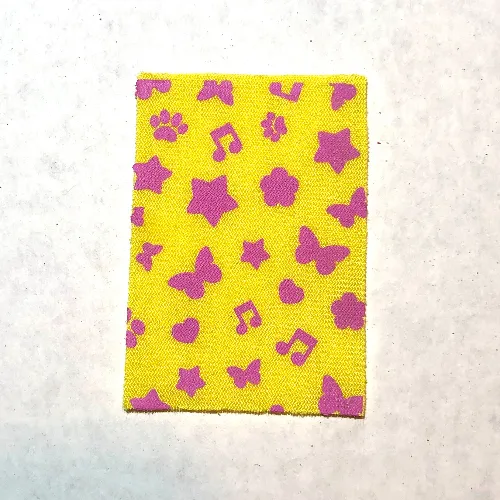 Blanket, Sheet, Towel, with Dark Pink Flowers, Butterflies, Hearts, and Music Notes Print