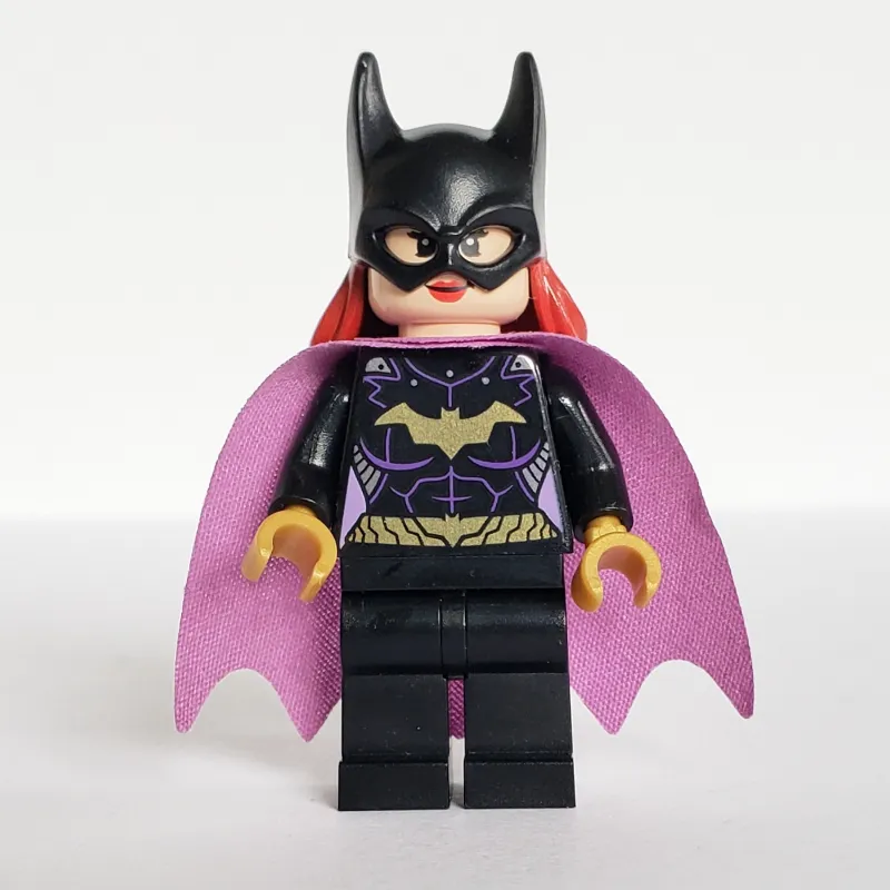 Batgirl, Black Suit, Medium Lavender Cape