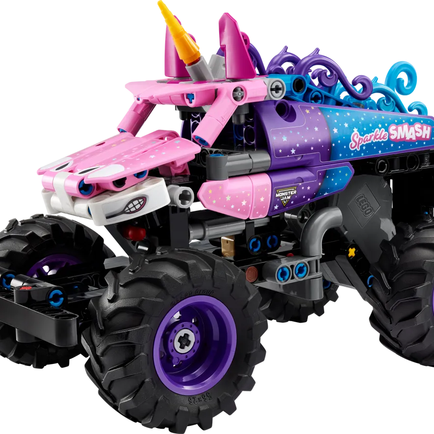 Monster Jam  Sparkle Smash Pull-Back