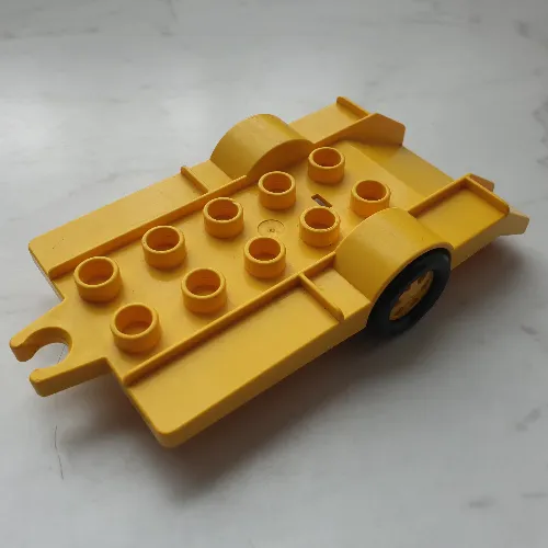 Duplo Trailer with Ramp and 2 x 5 Studs