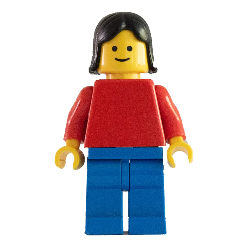 Woman - Red Torso, Blue Legs