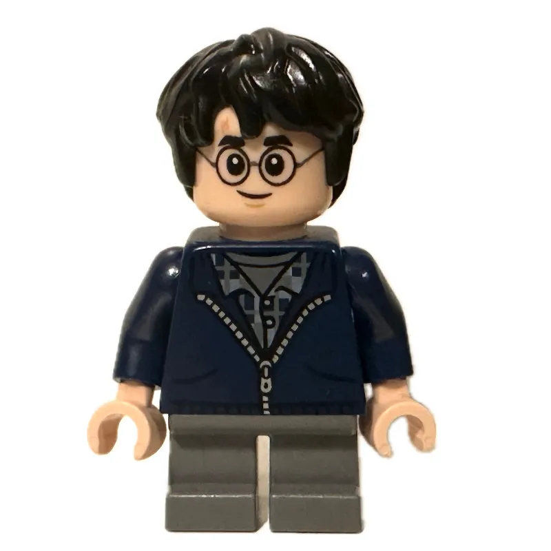 Harry Potter, Dark Blue Jacket with Zipper, Short Legs