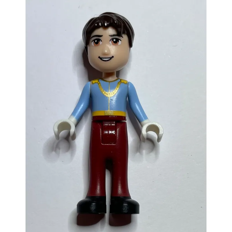 Prince Charming - Light Blue Shirt, Dark Red Trousers