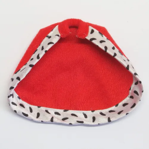 Belville, Cloak for King with White and Black Satin Trim and Stiff Collar