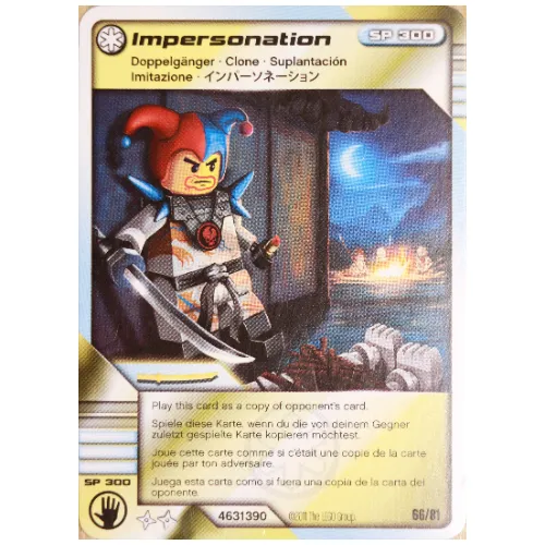 Trading Card, Ninjago Deck #1: 66 - Impersonation - International Version