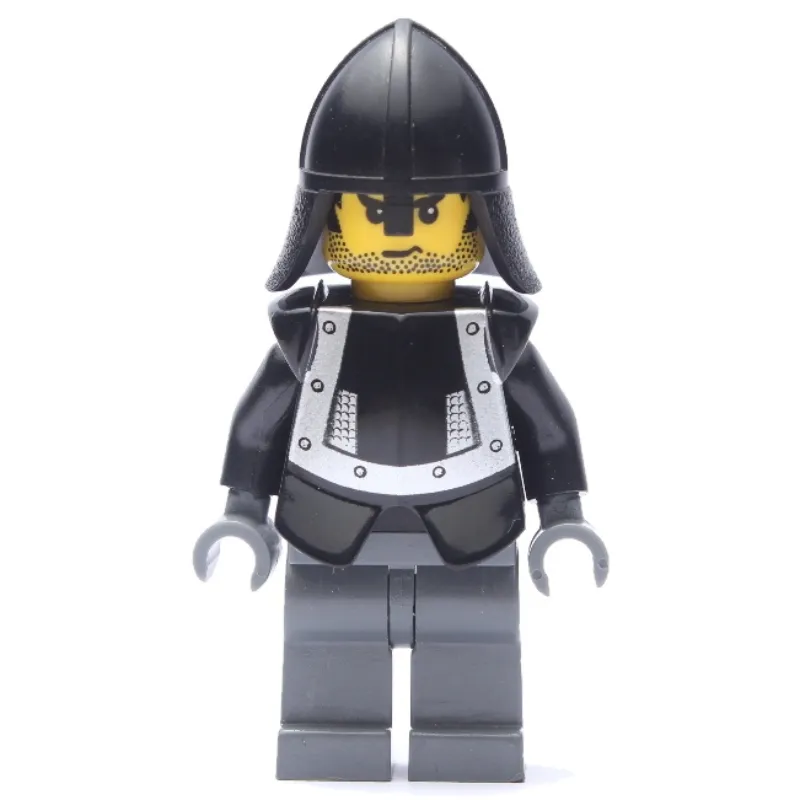 Knight (Knights Kingdom I) - Dark Bluish Gray Legs, Armor