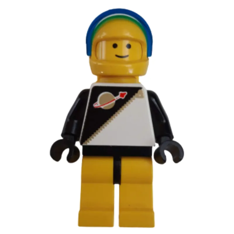 Futuron Spaceman, Black and Yellow with Airtanks and Dark Blue Visor