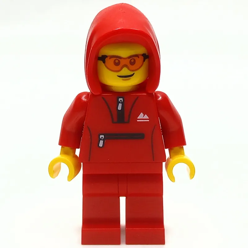 Man, Red Tracksuit with Hood