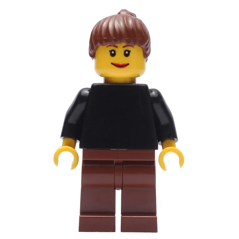 Black Torso, Reddish Brown Legs, Reddish Brown Hair