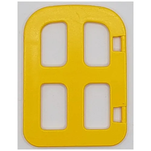 Duplo Door / Window Narrow, 1 x 3 x 2 1/2 with Four Panes