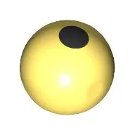 Technic Ball Joint, Black Dot (Circle) Print