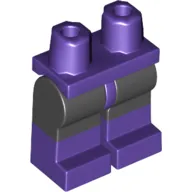 Hips with Black Legs and Dark Purple Boots Pattern