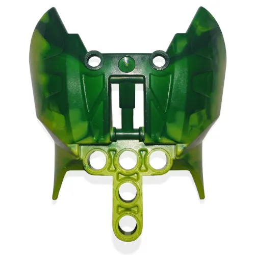 Large Figure Chest Cover, Barraki Carapar Marbled Dark Green Pattern