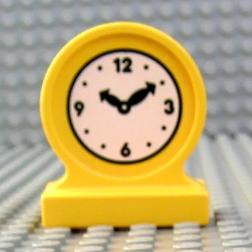 Duplo Mirror with Clock with Hands at 10:10 Print