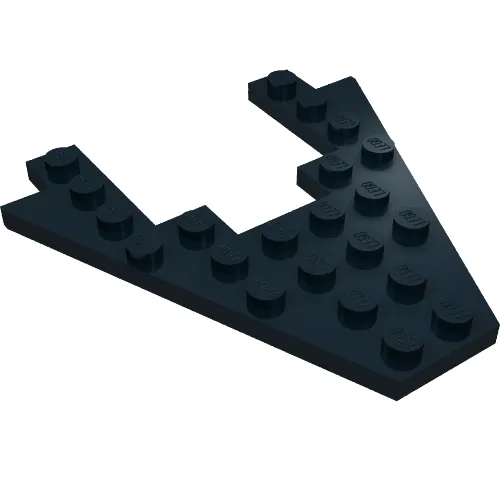 Wedge, Plate 8 x 8 with 4 x 4 Cutout