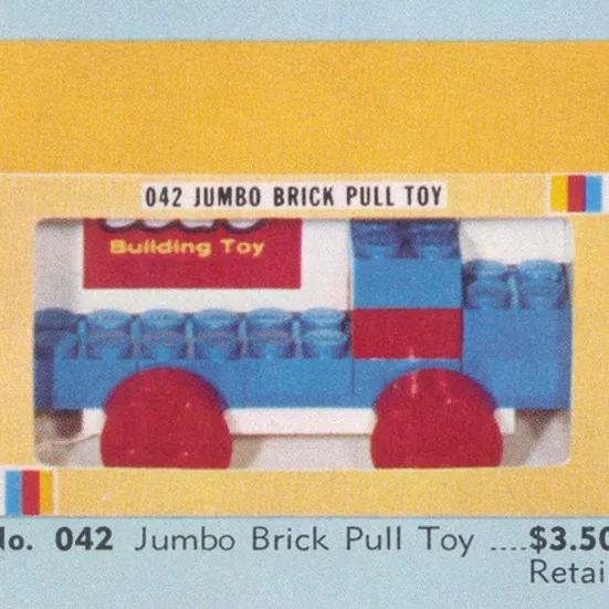 Jumbo Brick Pull Toy