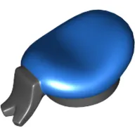 Headwear Accessory Hat with Small Pin, Sailor with Ribbon and Blue Top