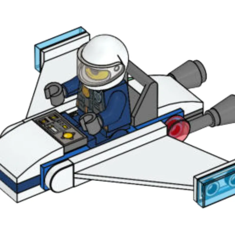 Police Officer and Jet