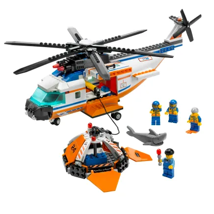 Coast Guard Helicopter and Life Raft