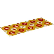 Duplo Blanket 5 x 12 with Orange and Red Picnic Print