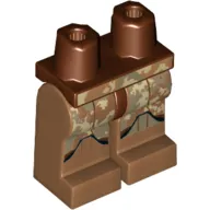 Hips and Medium Nougat Legs with Camouflage Armor Print (Clone Trooper)