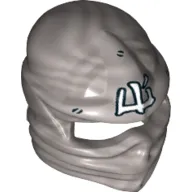 Wrap with Forehead Ridge and White Asian Character Print (Zane)