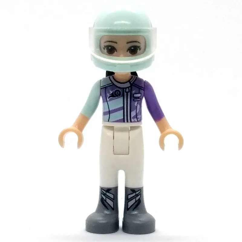 Emma - Lavender/White Race Suit
