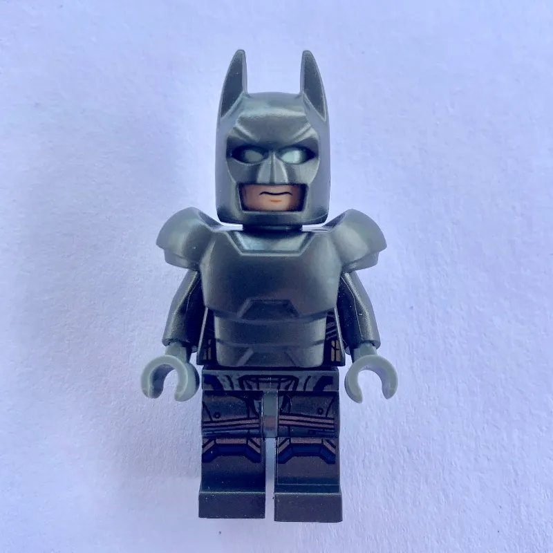 Batman, Pearl Titanium Suit, Pearl Dark Gray Cowl, Armor, Glow in the Dark Head