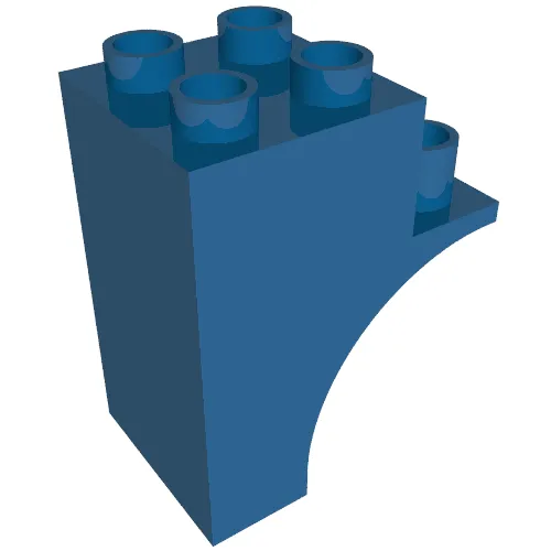 Duplo Brick Arch Half 2 x 3 x 3