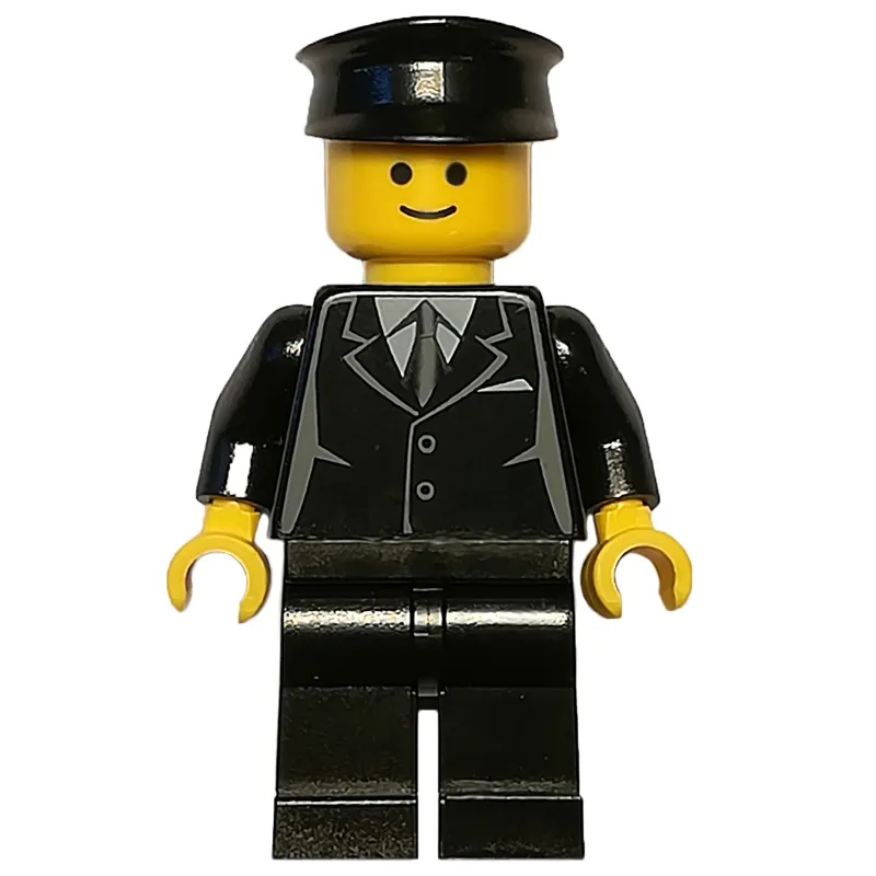 Black Torso Jacket, Black Legs, Black Hat