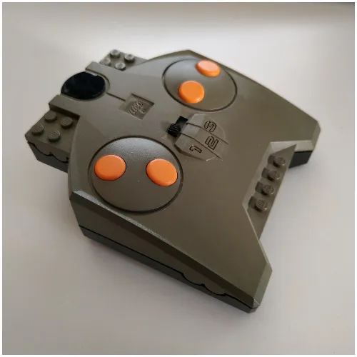 Control Unit / Remote, RC Racer, Black Bottom, Red Buttons [Complete Assembly]