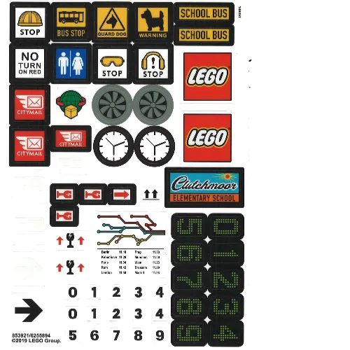 Sticker Sheet 2 for Set 853921-1