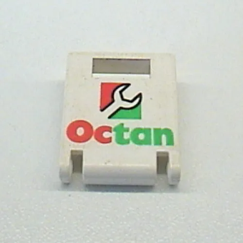 Box 2 x 2 x 2 Door with Slot and 'Octan' Print