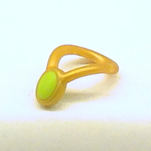 Minifig Neckwear Necklace with Lime Pendant