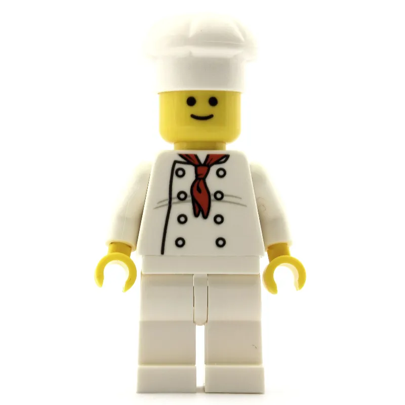 Chef - White Torso, White Legs, White Hat