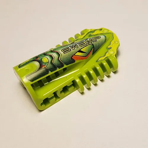 Technic Block 3 x 5 x 1 2/3 with RoboRider Swamp Print