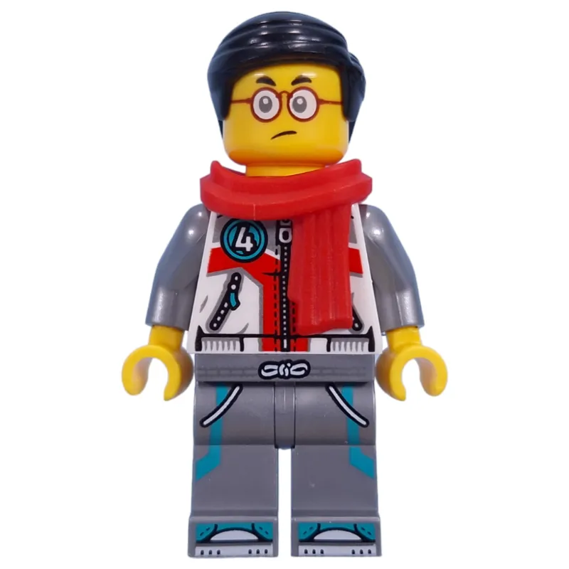 Mr. Tang, White and Flat Silver Suit