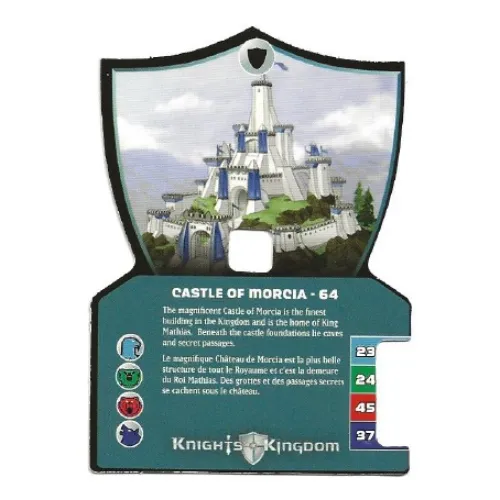 Trading Card, Knights Kingdom II, Castle Of Morcia - 64