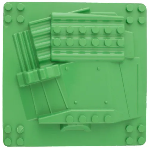 Duplo Baseplate Multi Leveled with Slopes 12 x 12 with Four Studs in Each Corner