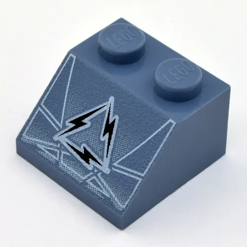 Slope 45° 2 x 2 with Alpha Team Arctic Print