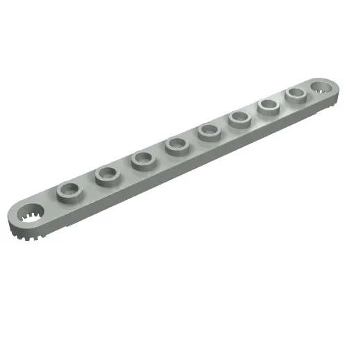 Technic Plate 1 x 10 with Toothed Ends