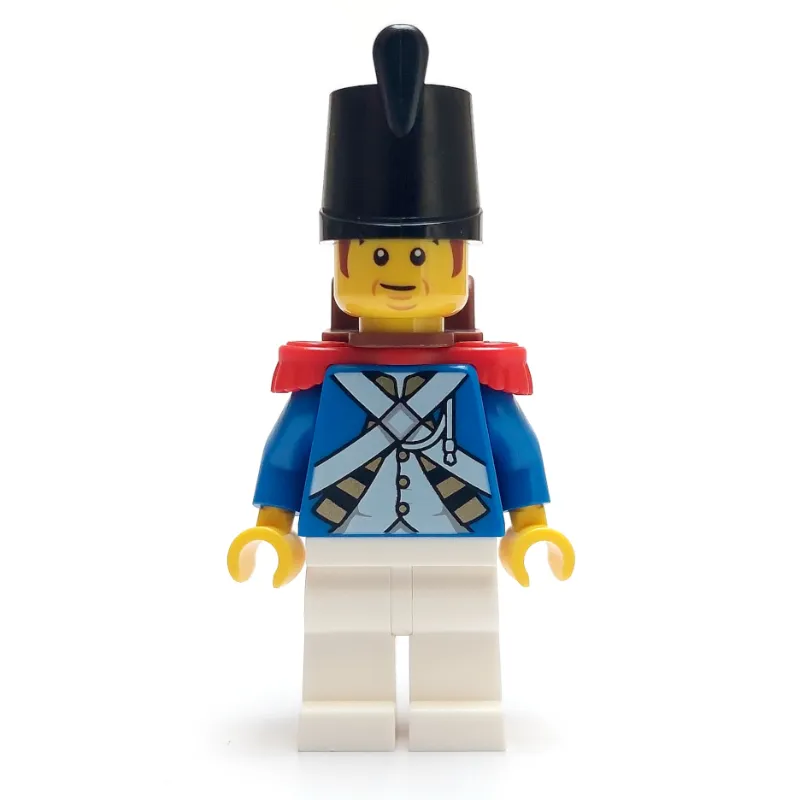 Soldier (Bluecoat) - Backpack, Red Epaulette, Reddish Brown Sideburns