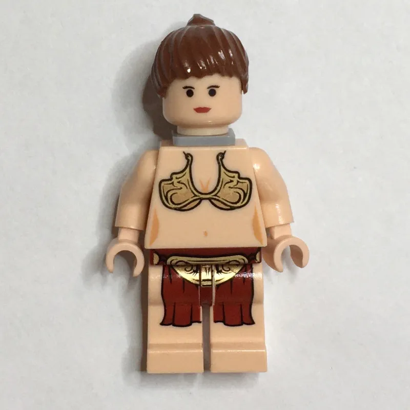 Princess Leia, Slave Outfit, Black Eyes, Neck Bracket