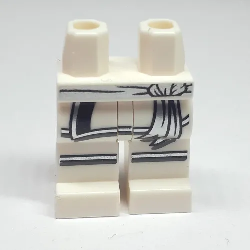 Hips and White Legs with Robe, Silver Sash